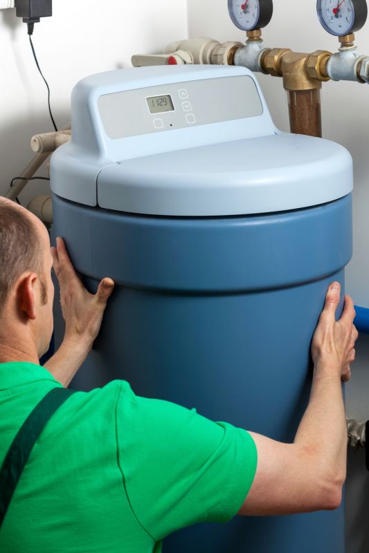 Water Softener System Close-up